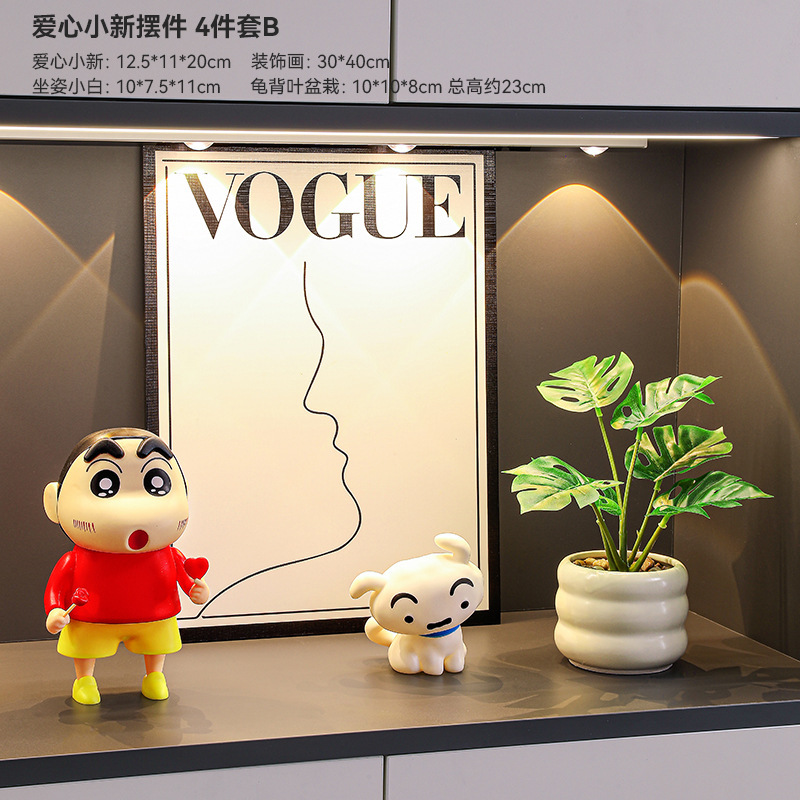 Xiaoxin 玄関装飾装飾品リビングルーム靴キャビネット収納ラックデスクトップ収納ボックステレビキャビネットソフト装飾ハイエンド|undefined