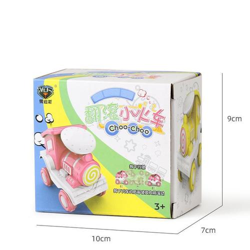 Stunt dump truck 360 degree toy car Cross-border hot selling push and roll train cool children's gift wholesale