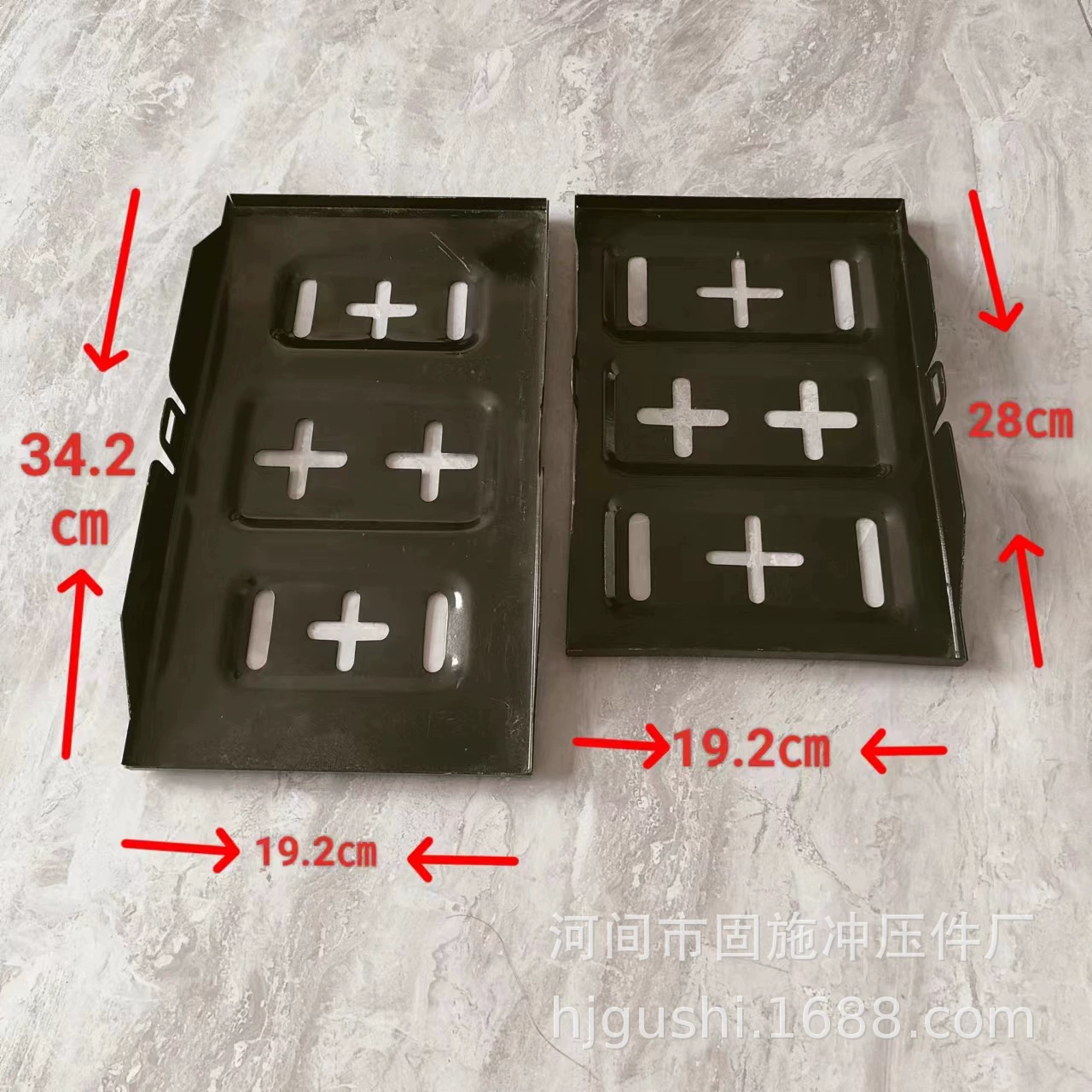 Завод в наличии, поднос для крепления автомобильного аккумулятора, поднос для крепления аккумулятора, батарейный отсек для железного распыления