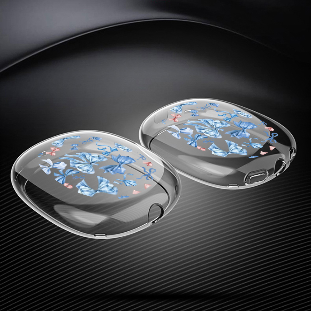 50g Weight iPhone Applicable Brands Headset Protective Sleeve Classification tpu Material Cherry, Bow Knot Pattern Cute Style Tpu Cherry Bow Knot Cute Headset Protective Sleeve Phone Accessories 9