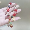 Birthday charm, ethnic bracelet, ethnic style