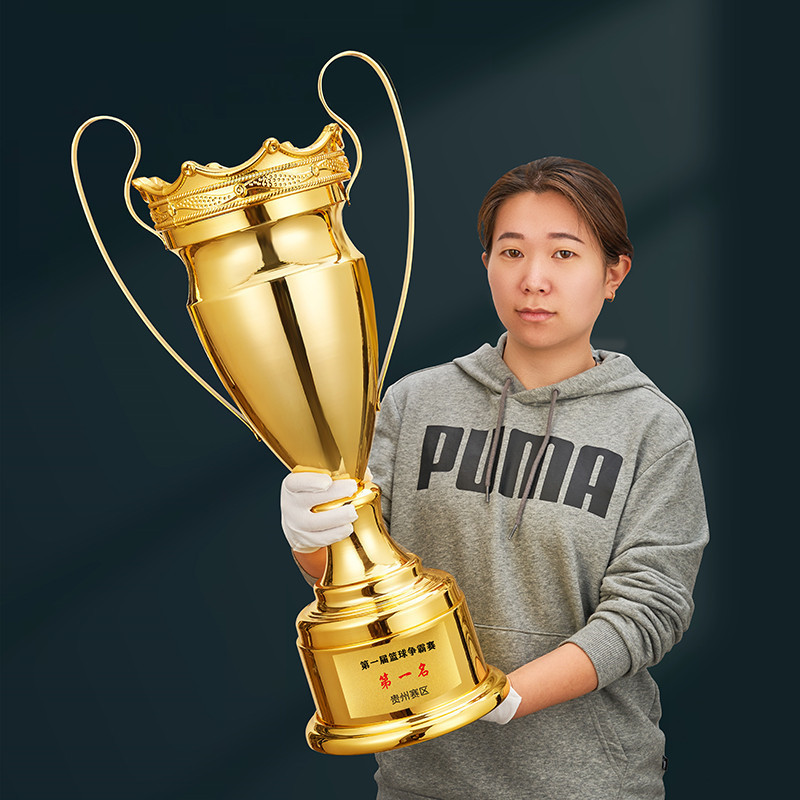 Oro plata cobre metal gran trofeo baloncesto competencia deportes reunión escuela creativa gran partido de Fútbol personalizado medalla grande