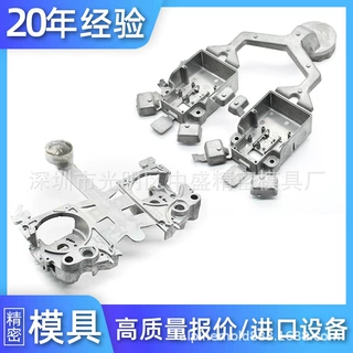 汽车ABS摩托刹车控制器壳体气透性检测CNC铝压铸加工精密模具四轴