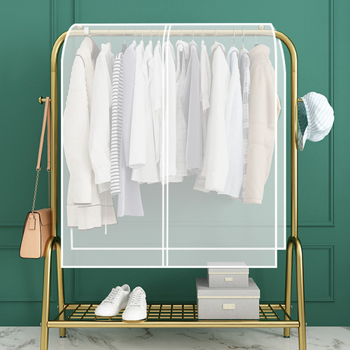Clothing Dust Cover Open Style Clothing Storage Dust Bag Overcoat Cover Coat Rack Hanging Organizing Set Dust Cover Cover Towel