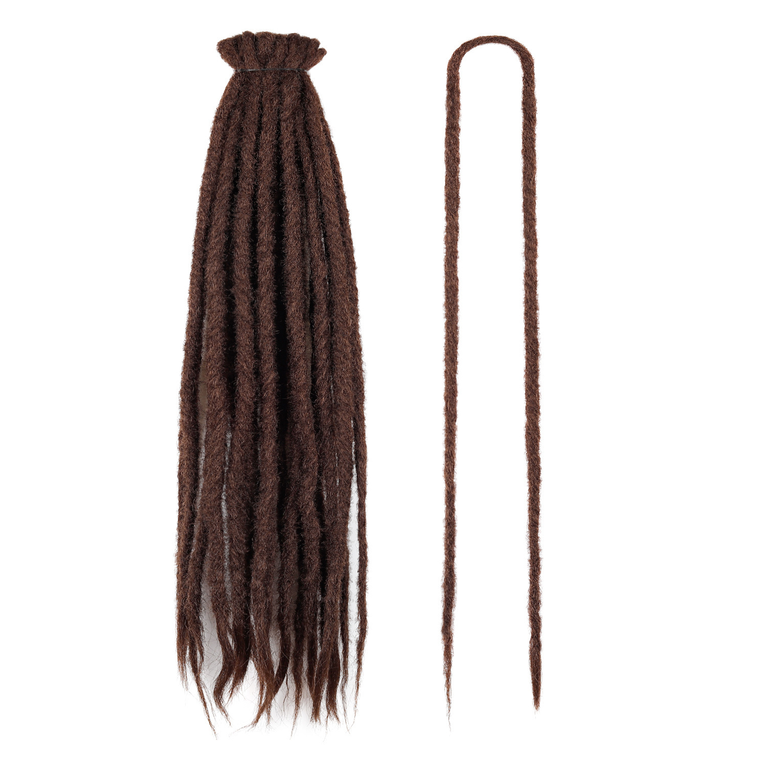 Exportación de comercio exterior europea y americana peruca de crochet una sola mano frotando trenzas africanas hip-hop 24 pulgadas trenzas perucas rectas trenzas