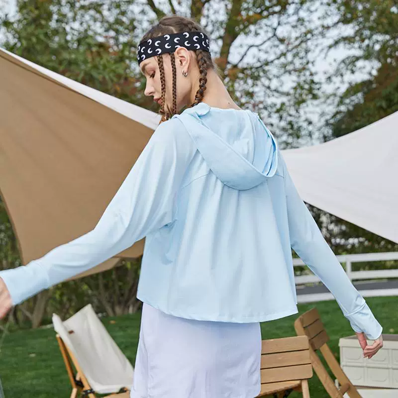 Trench coat, sun protection clothing, cloak, silk travel windbreaker, jacket, loose fit