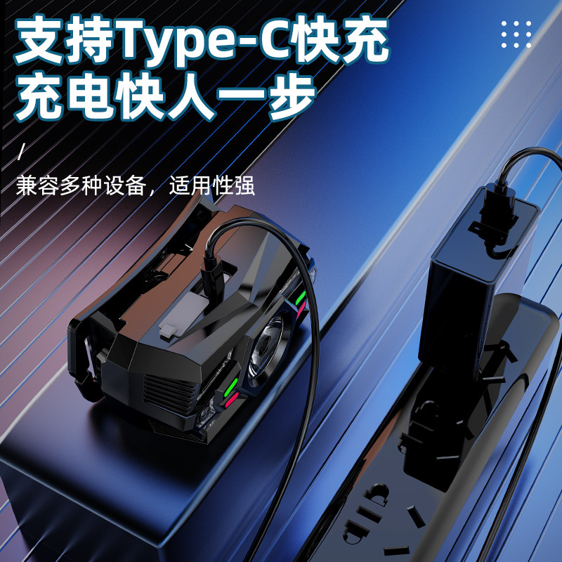 Nuevos faros LED de pesca, faros de inducción de swing, auriculares recargables, mini faros para correr nocturno al por mayor