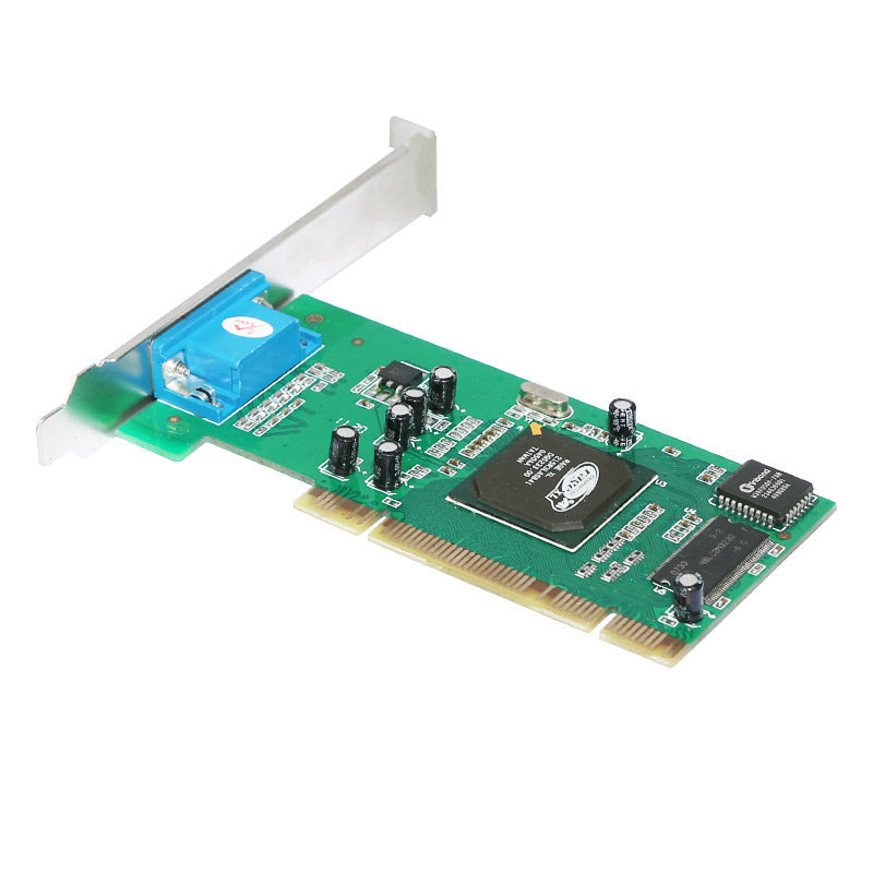 Computadora de escritorio PCI tarjeta gráfica incorporada ATI Rage XL 8MB conexión VGA Monitor Tarjeta de señal de vídeo