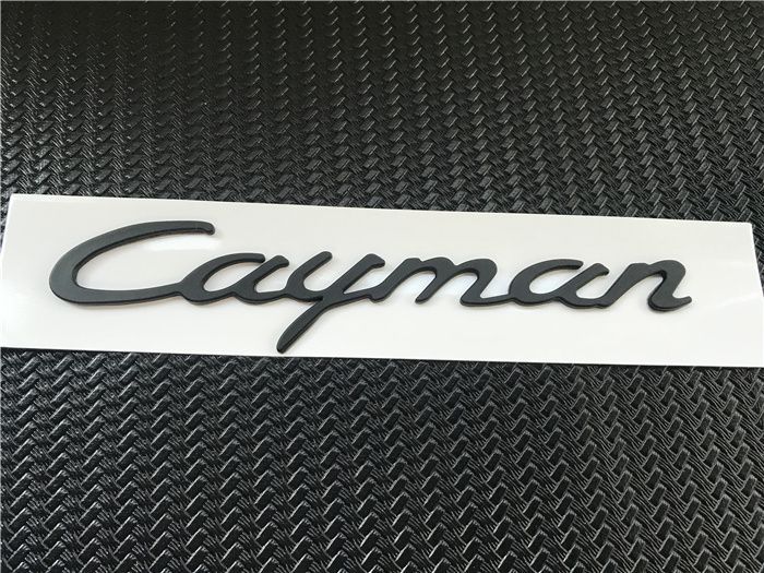 Porsche 718 Boxster T emblem, Cayman S emblem, GTS rear emblem, English lettering emblem, modification