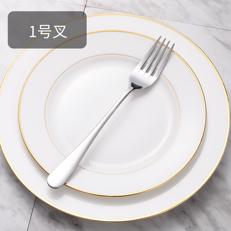 ステンレス厚手洋食食器81シリーズホテルステーキナイフフォークスプーン料理スプーン子供スプーン食事スプーン|undefined