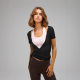 Amazon 2025 New Spring One-piece Thin Slim Short-sleeved Sports Blouse Tight Running Training