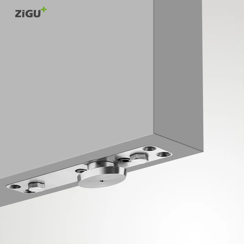 Heavy-duty double door wooden door floor spring automatic closing and rebound positioning hinge with rotating axis