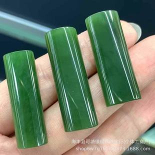 Factory wholesale natural Hetian jasper nothing brand nude stone jasper pendant DIY inlay accessories pendant