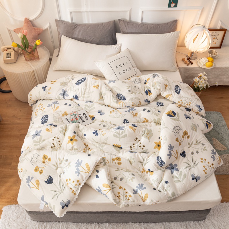 Class A baby grade knitted cotton summer cool quilt washable thin quilt children's summer quilt gift air conditioner quilt summer wholesale