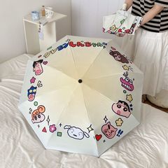 クレヨンしんちゃん傘自動かわいい漫画児童学生晴雨兼用汚れ防止傘日傘卸売