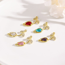 时尚流行热卖郁金香花朵双孔连接器 DIY手链项链饰品组装配件材料