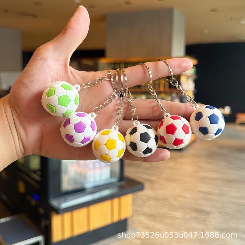 Cross-Border Cartoon World Cup Sports Football Keychain Pendant Personalized Car Keychain Decoration Small Gift Wholesale Cross-Border Cartoon World Cup Sports Football Keychain Pendant Personalized Car Keychain Decoration Small Gift Wholesale