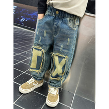 E 81075 Cool Boys Autumn Denim Pants Ʀ˧��ͯ�＾ţ�п�