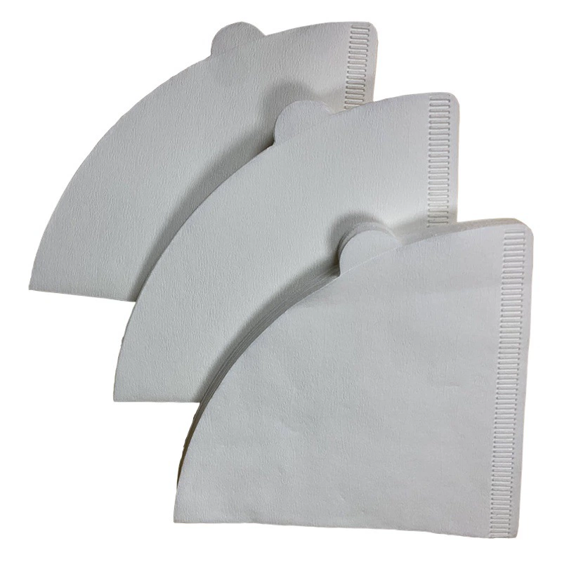 Бытовая отбеленная цветная фильтровальная бумага Huilaimei V60 Американский 2-4 человека 100 штук Ручная стирка кофе порошок капельный фильтр бумага