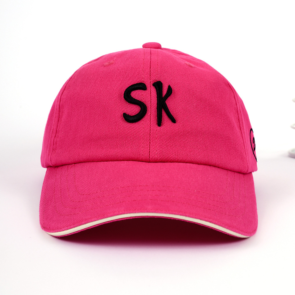 Primavera y verano nueva moda de pico gorra bordada letras todo partido pescador gorra de béisbol hombres y mujeres casual