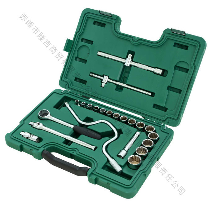 SATA/世达 22件12.5mm系列英制套筒组套  09088