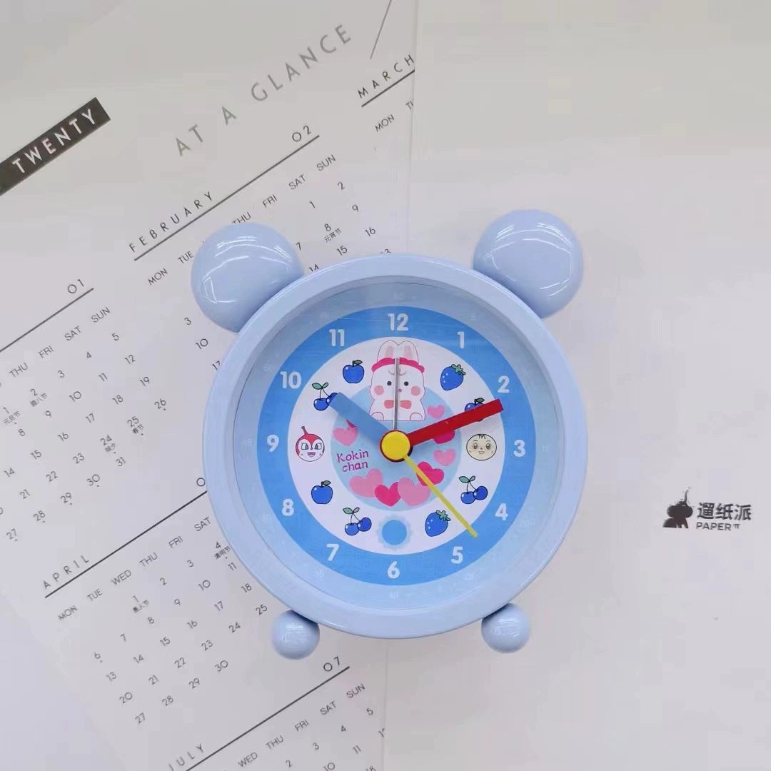 Фабрика прямой мультфильм будильник прикроватная тумбочка украшение будильник для студентов и детей может носить часы оптом