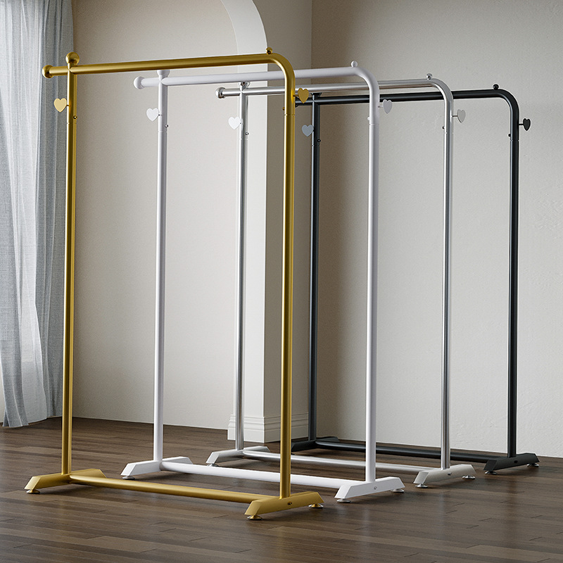 Wholesale Clothes Drying Rack Floor-Standing Indoor Clothes Rack Men's and Women's Clothing Display Coat Rack Bedroom Bag Clothes Storage Artifact