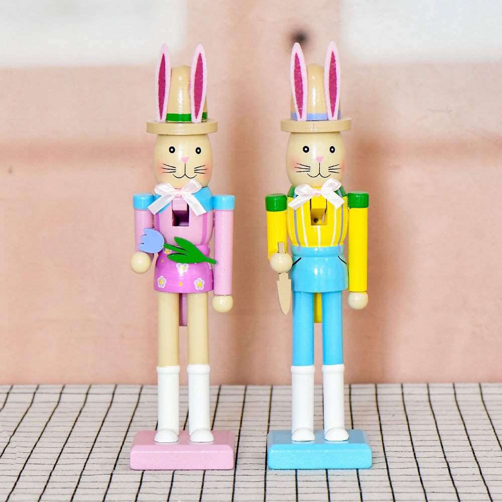 Nuevo 25cm conejo de Pascua color salto pantalones de cinturón de muñecas persona de atmósfera diseño mayorista en stock
