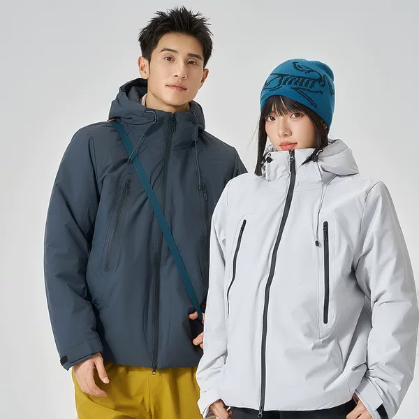 Direct from the manufacturer: Men's winter mountain-style zip-up hooded cotton jacket, American trendy brand outdoor sports warm coat wholesale