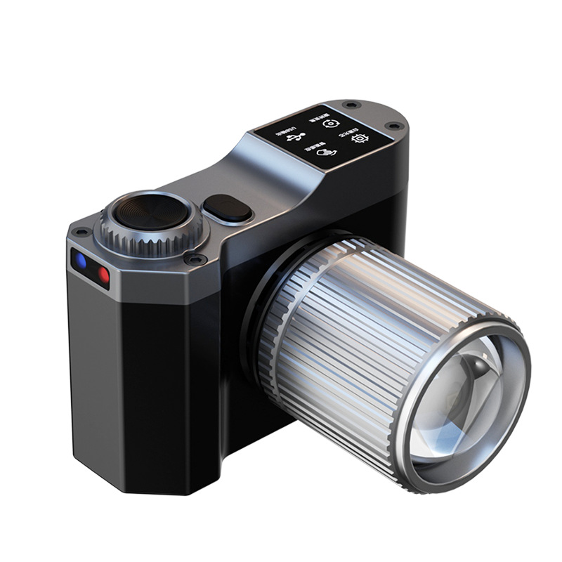 Luz transfronteriza LED recargable headlight resistente al agua pescar larga duración portátil luz de luz alta