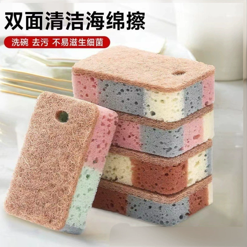 Новая модель деревянной целлюлозы для мытья посуды губка сотовая губка для мытья посуды чистящее полотенце ленивый тряпка кухня белая ткань оптовая продажа