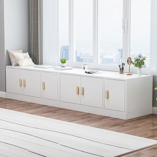 Bay Window Cabinet Floor Cabinet Free Combination Storage Cabinet Sitting Floor-to-ceiling Window Cabinet Low Cabinet Bedroom Storage Cabinet Storage Cabinet