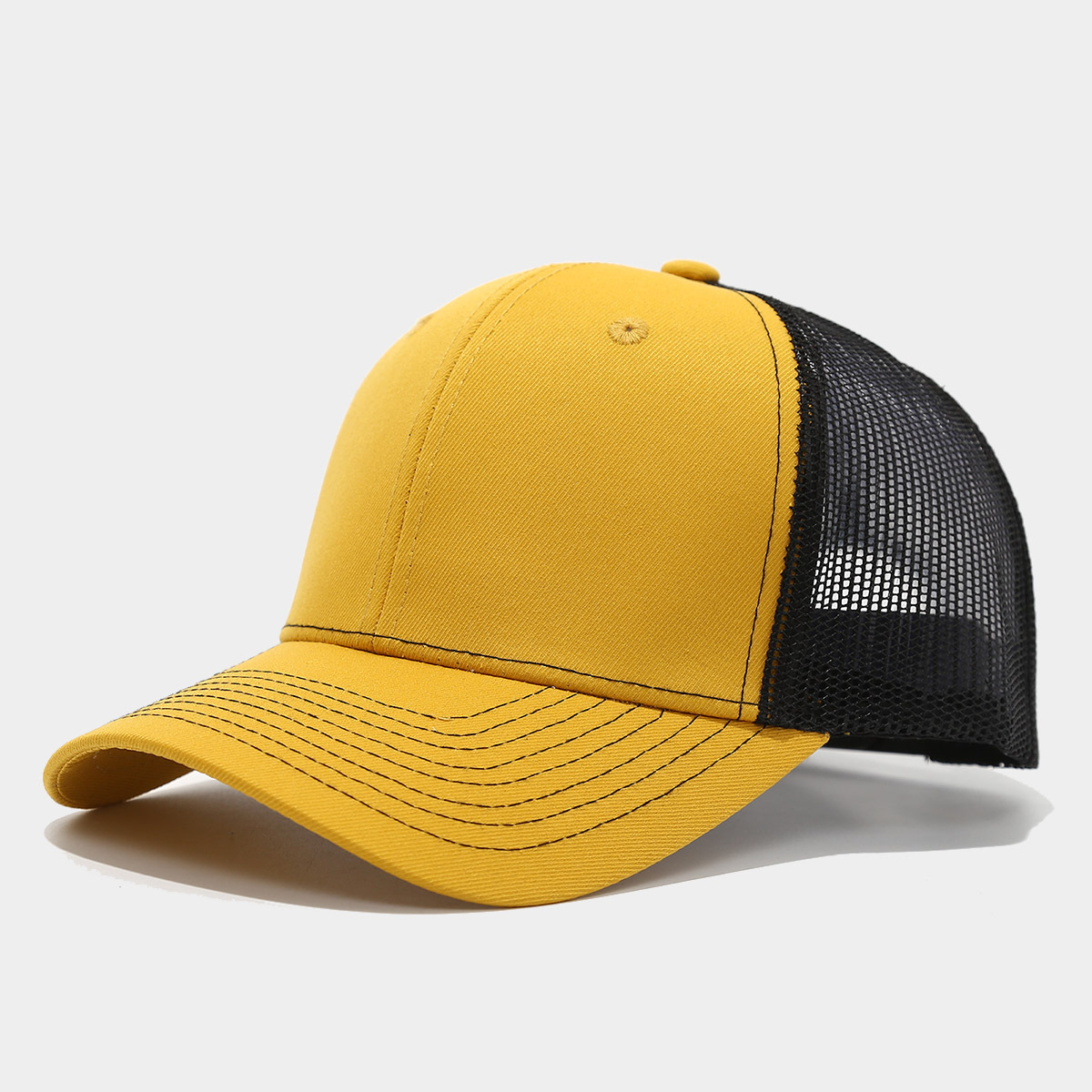Richardson 112 sombrero de camión sombrero de red de comercio exterior sombrero de lengua de brillo transparente sombrero de béisbol