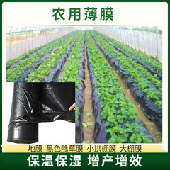 黑色地膜批發不透明PE除草膜遮光保溫塑料薄膜湖北武漢生產廠家