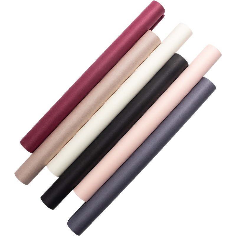 Roland engrosó papel de color sólido importado original nuevo papel de regalo de flores ramo floral floristería papel Kraft papel de color sólido