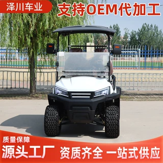 2座电动高尔夫球车公园景区厂区物业接待摆渡车跨境高尔夫球车