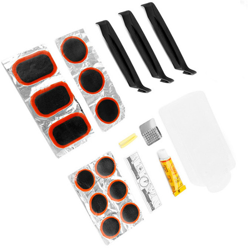 Cycling patch kit, cold patch adhesive, tire repair tools, bicycle tire puncture repair kit, rubber repair box