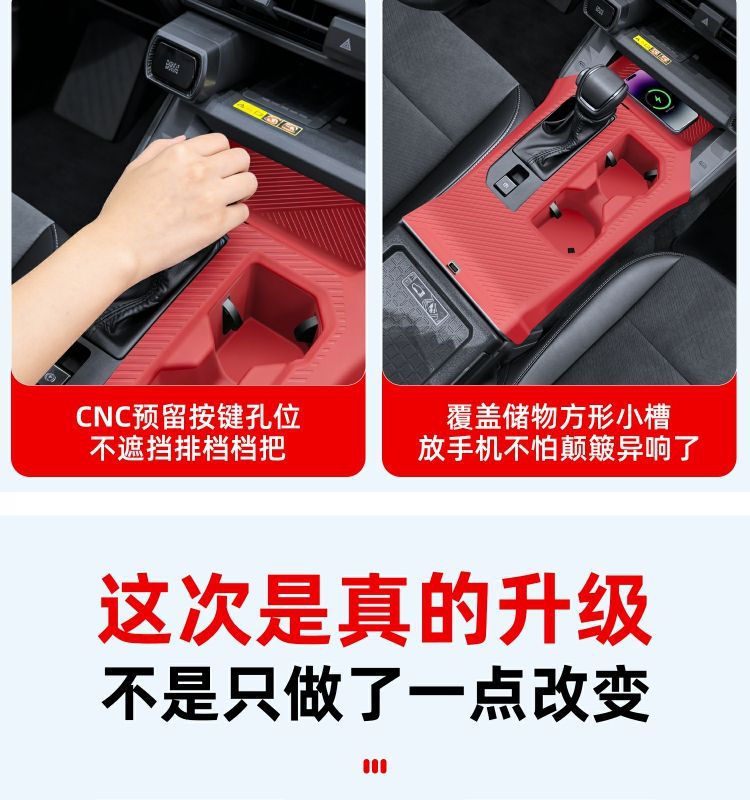 Suitable for Toyota 26 Models Rav4 and Wildlander, Central Control Silicone Pad Protective Film, Interior Modification Accessories Wholesale