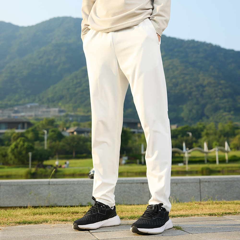 Lulu hombre pantalones deportivos para correr caño invierno de punto pantalones de fitness casuales para correr al aire libre baloncesto pantalones secos rápidos