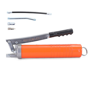 Bibo high-grade zipper type grease gun small high-pressure portable leak-proof grease gun caterpillar single pressure rod grease gun