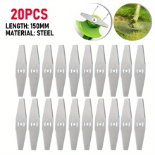 150mm不锈钢替换金属和草坪修剪机刀片草坪割草机割草机替换零件