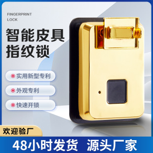 Luggage Fingerprint Lock New Accessible Luxury Cross-border Zinc Alloy Fingerprint Lock Small Embedded Fingerprint Lock Manufacturer