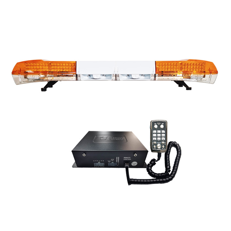 Source LED long-row warning light strobe light 1.48m Signal light 6000B + dual speakers + siren 9400P9
