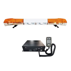 LED uzun cərgə xəbərdarlıq işığı 1.48m Siqnal 6000B + ikili dinamik + siren 9400P9