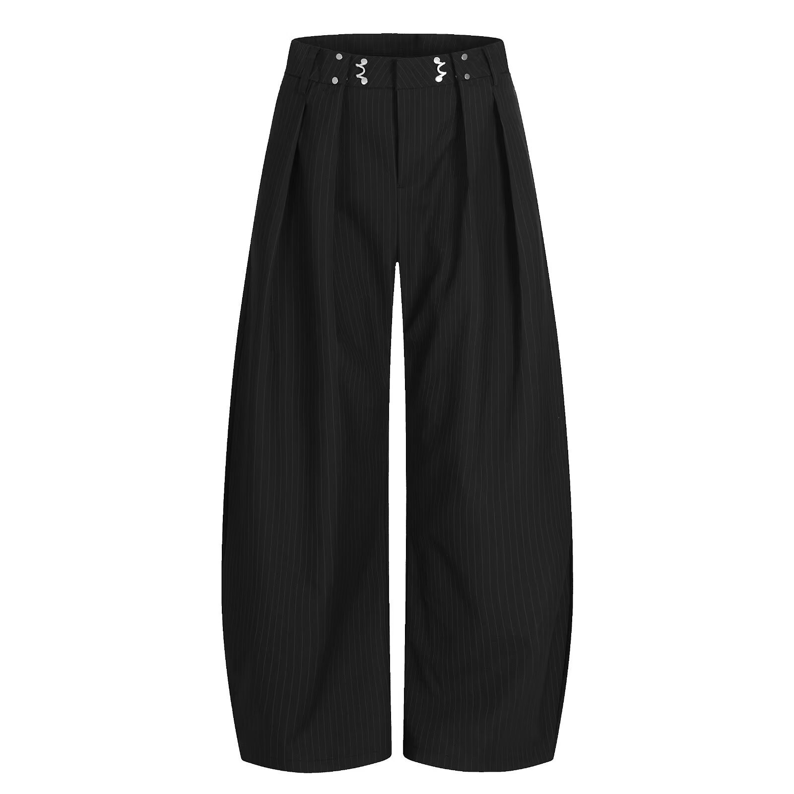 American Retro Drape Men's Trousers Autumn and Winter High-End Stylish High-Waisted Wide-Leg Old Money Style Suit Pants