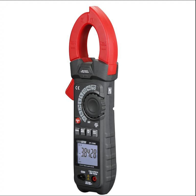 工业交直流真有效值数字钳形表CEM华盛昌电工电力表DT-3386