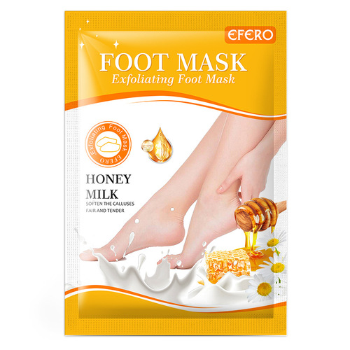 Efero Honey Foot Mask, Dead Skin & Callus Remover, Foot Patch for Rough Feet, Exfoliating Foot Mask