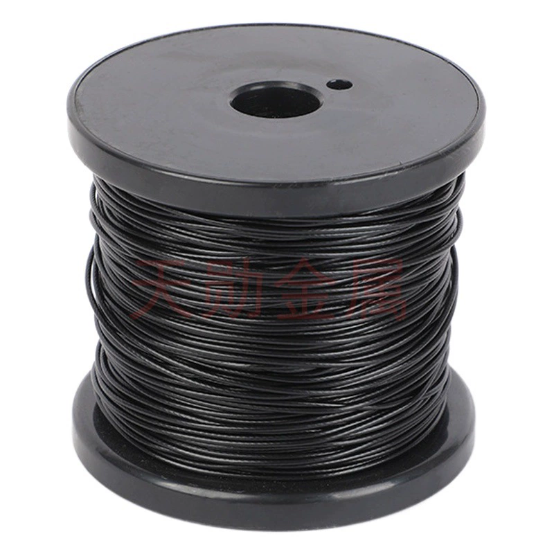 304 черный пластиковый проволочный канат из нержавеющей стали пластиковый проволочный провод из нержавеющей стали
