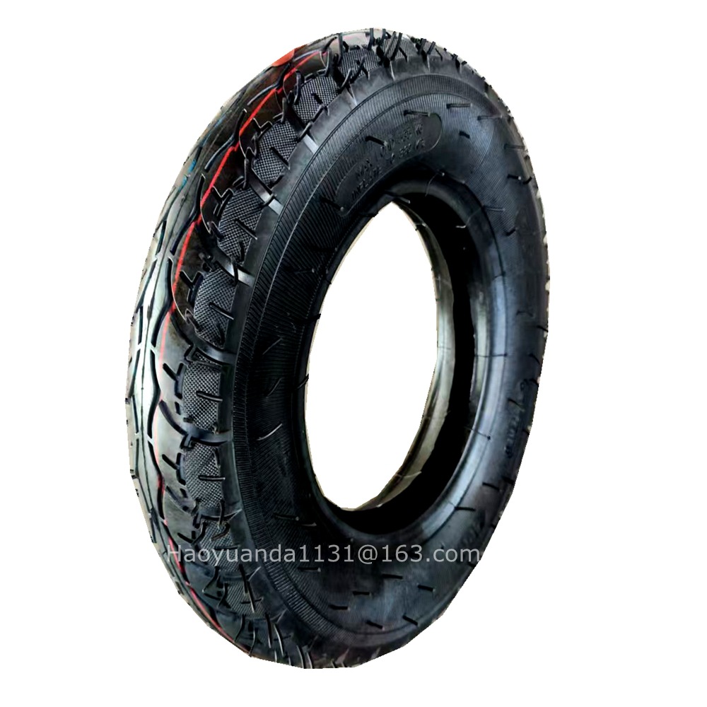 厂家直销高品质手推车橡胶外胎4.00-8手推车轮胎16英寸充气轮胎