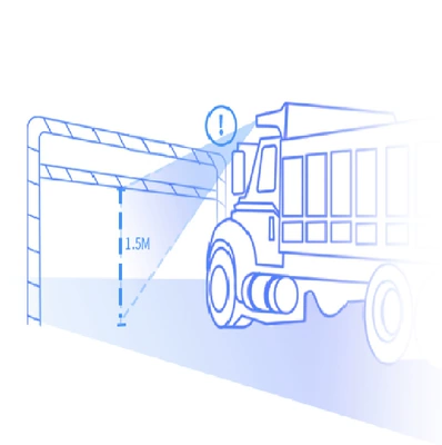Binocular Height Limit Intelligent Warning System for Underpasses, Bridges, Roads, and Tunnels, Height Limit Poles with Voice Prompts, Anti-Collision Warning Direct Supply (Other Automotive Safety Supplies)
